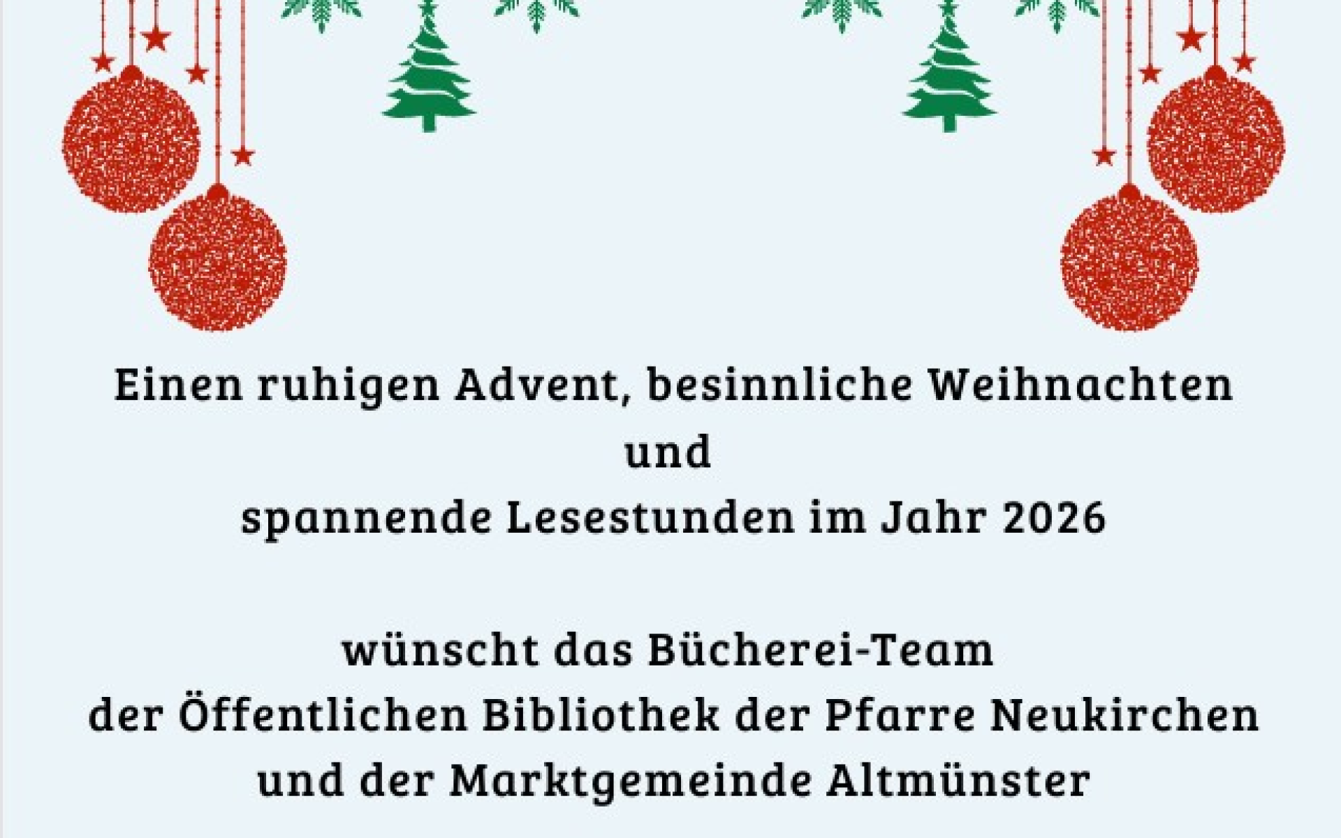 Weihnachtsgrüße 2025