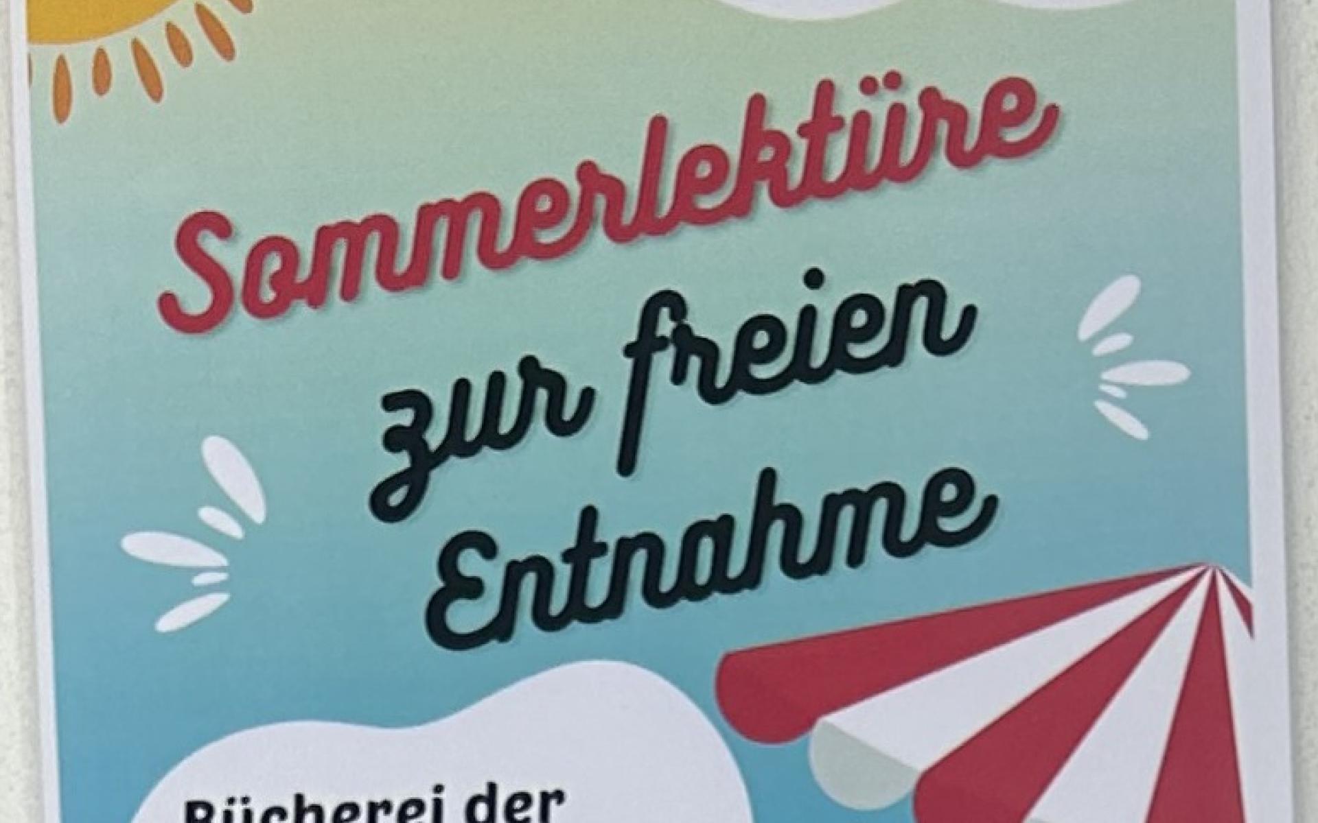Bücherbox im Solarbad
